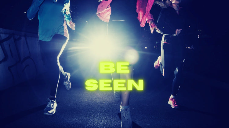 be seen, be safe running gear