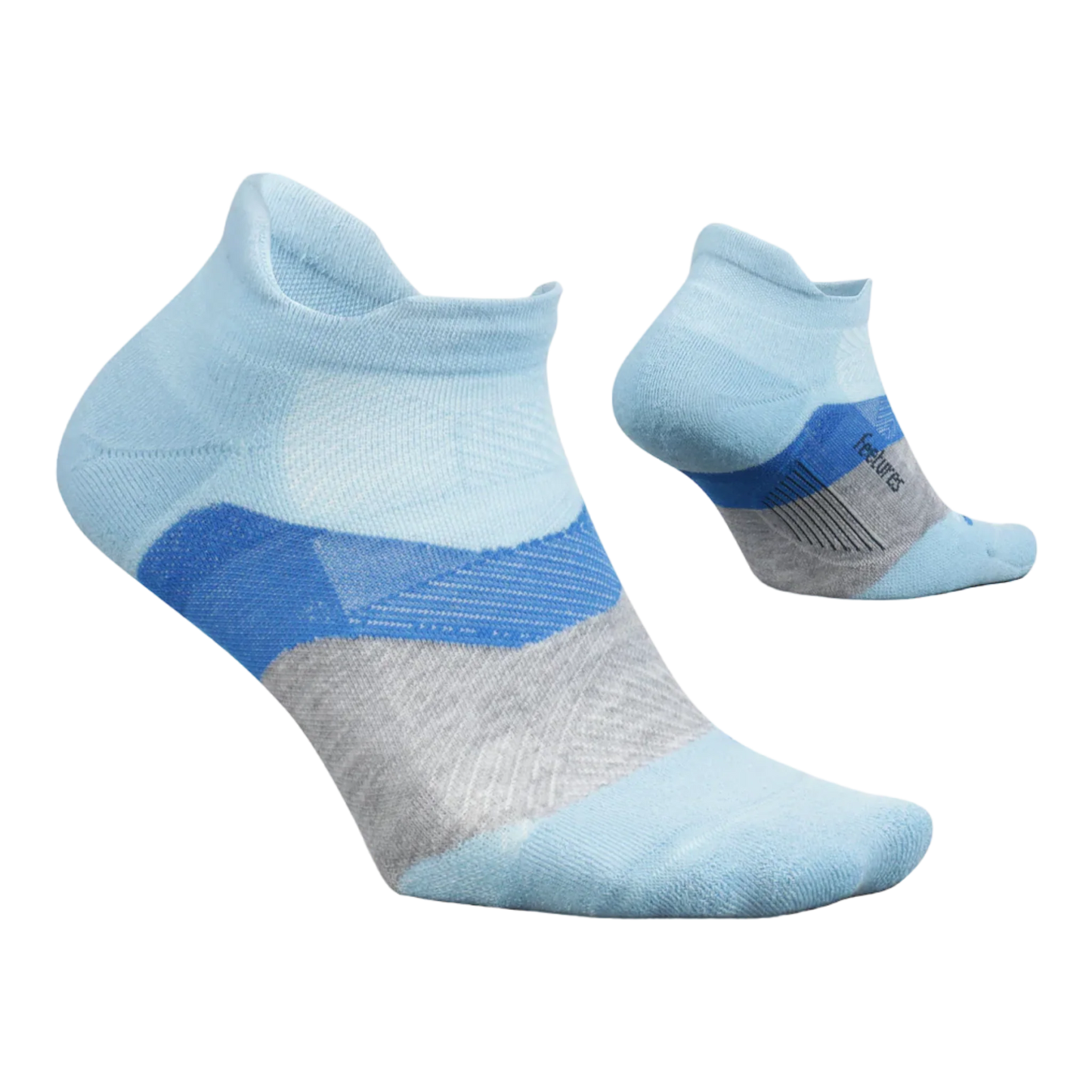 Elite Light Cushion No Show Tab Running Socks