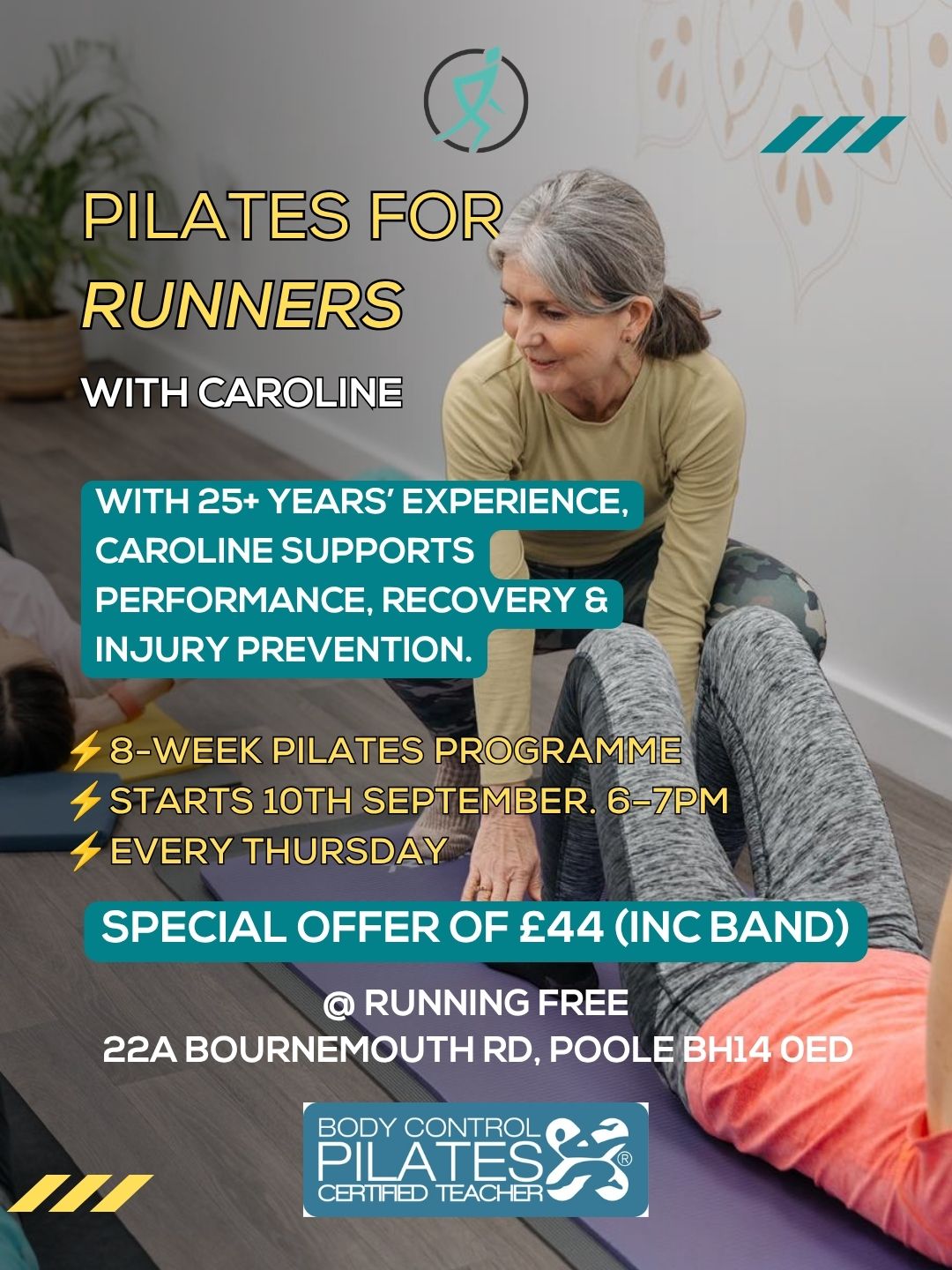 Pilates For Runners Course - Sep/Oct 2026