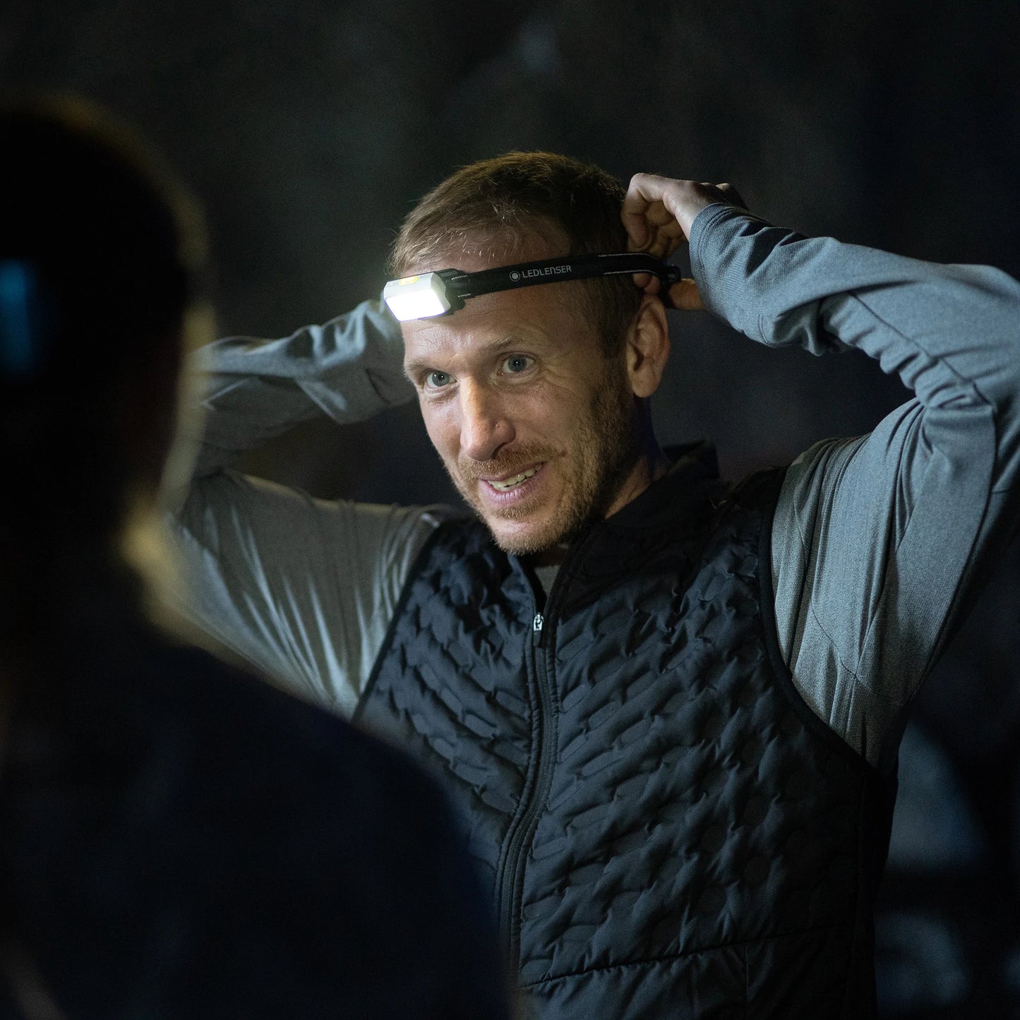 NEO5R Running Head Torch with Chest Strap