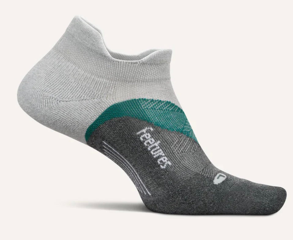 Elite Light Cushion No Show Tab Running Socks
