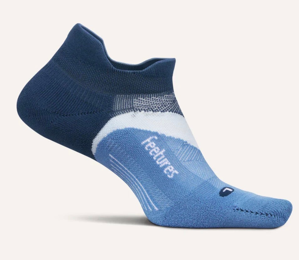 Elite Light Cushion No Show Tab Running Socks