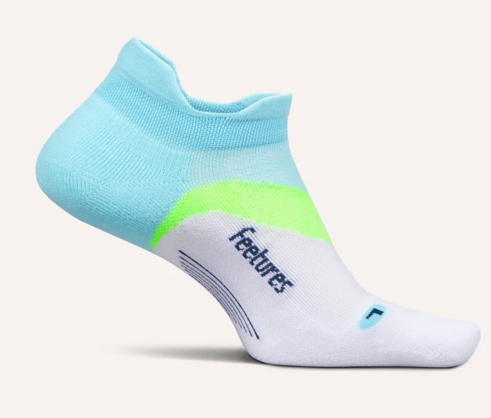 Elite Light Cushion No Show Tab Running Socks