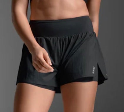 2XU Aero High-Rise 4 Inch Shorts W