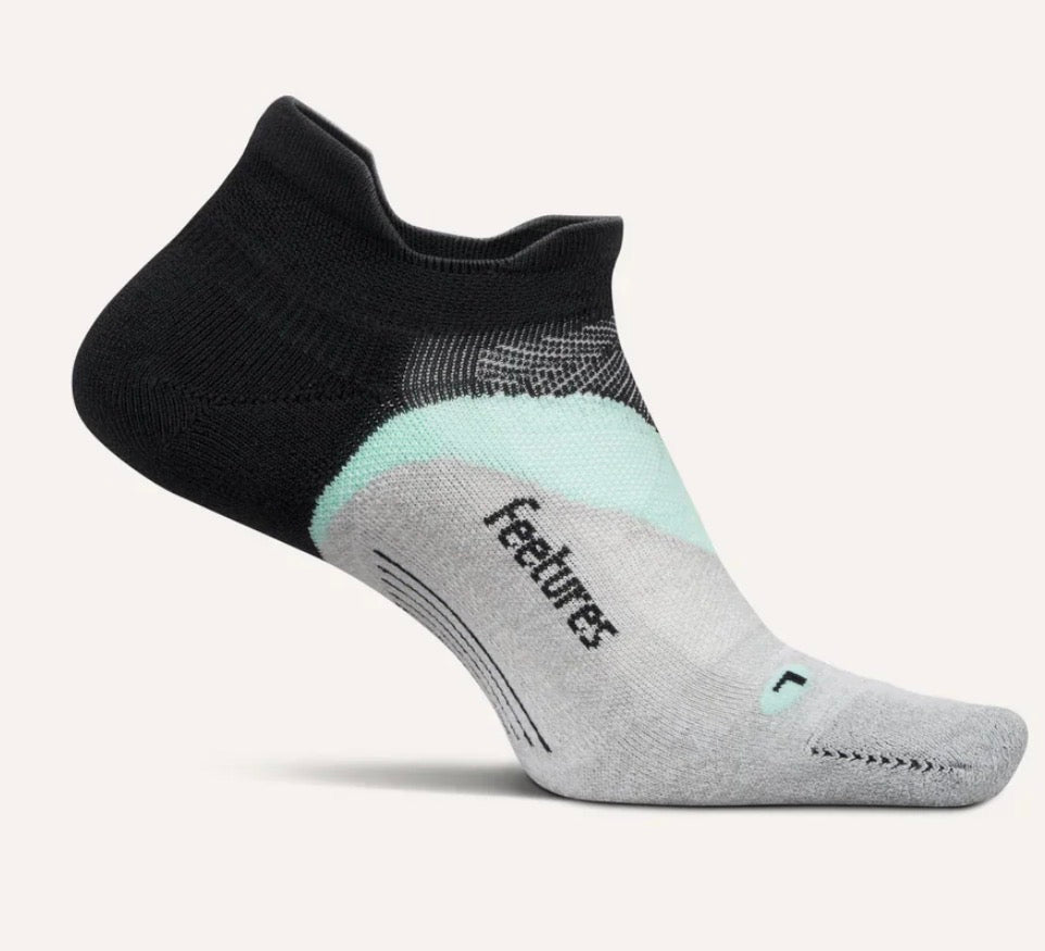 Elite Light Cushion No Show Tab Running Socks