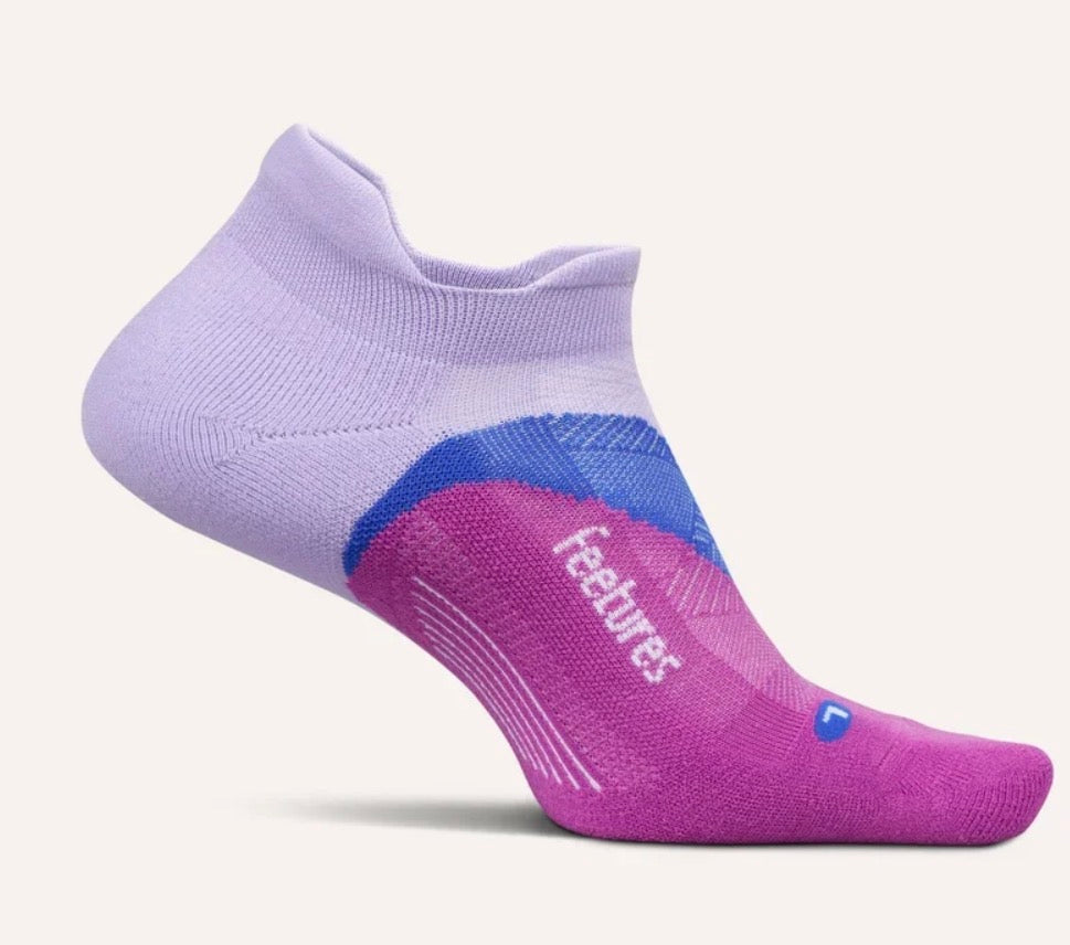 Elite Light Cushion No Show Tab Running Socks