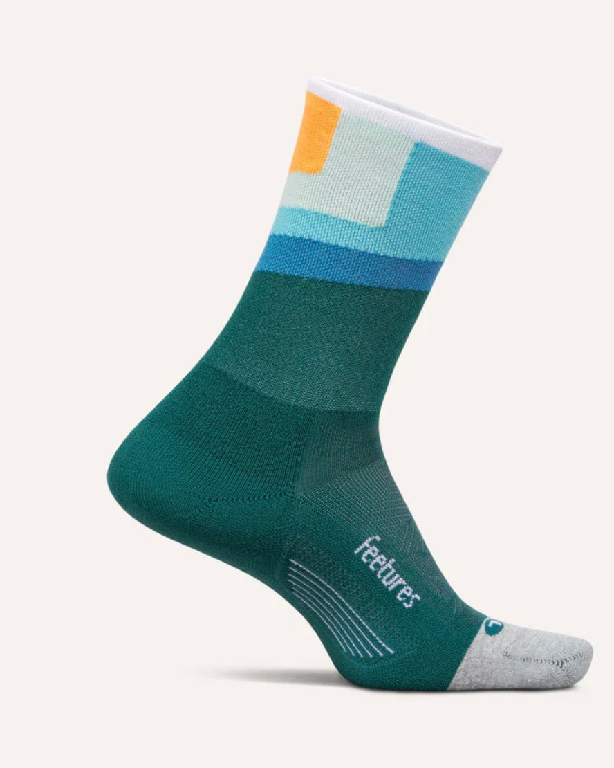 Elite Light Cushion Mini Crew Running Socks