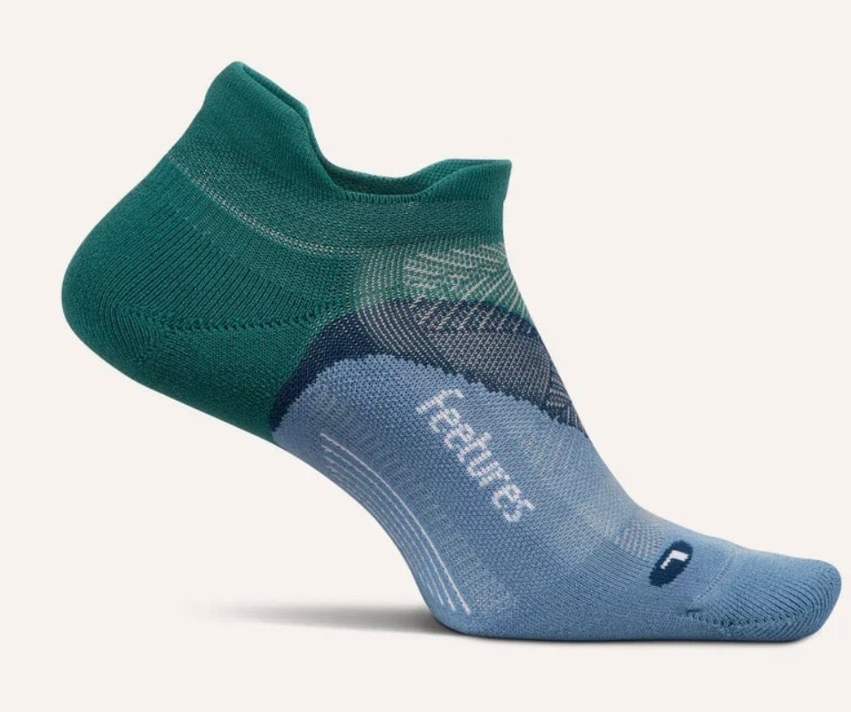 Elite Light Cushion No Show Tab Running Socks