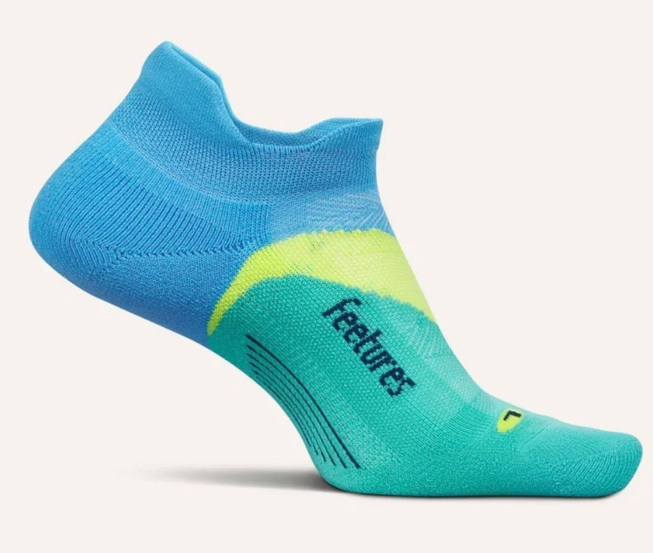 Elite Light Cushion No Show Tab Running Socks
