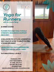Yoga for runners - Six week course starting 7pm Mon 8th Jun 2026