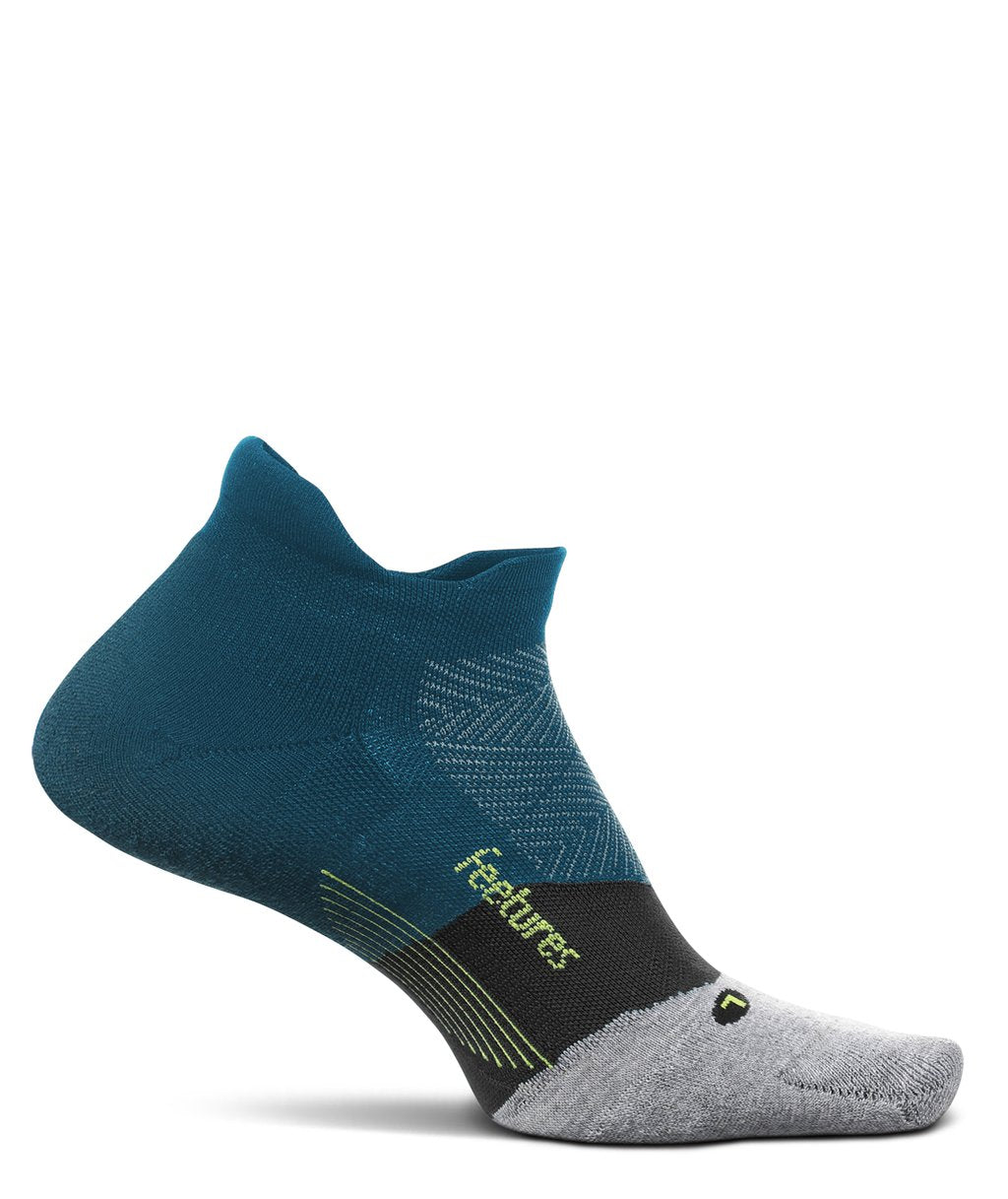 Elite Light Cushion No Show Tab Running Socks